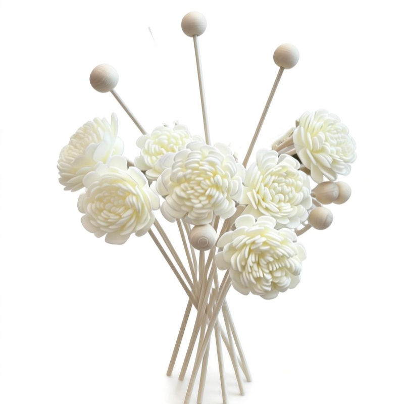 Home Fragrance Incense - 10PCS Artificial Flower Rattan Reed Fragrance