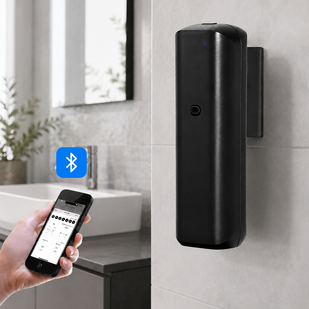 Home Fragrance Flowers - Wall Mounted Waterless Scent Diffuser Bluetooth