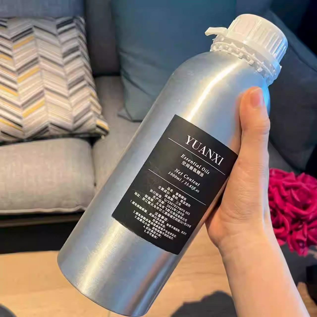 Home Fragrance Diffuser Refills - 1000ml Hotel Scent Aromatherapy Essential Oil