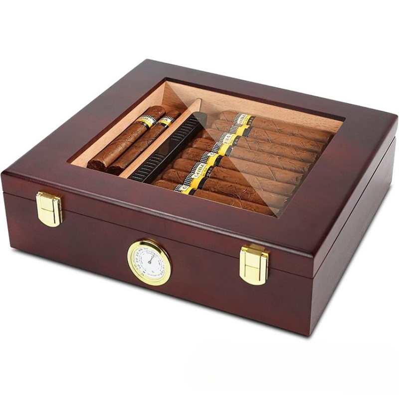 Cigar Humidor Box Cigar Case w - огляд і ціна Home Fragrance Maple Walnut
