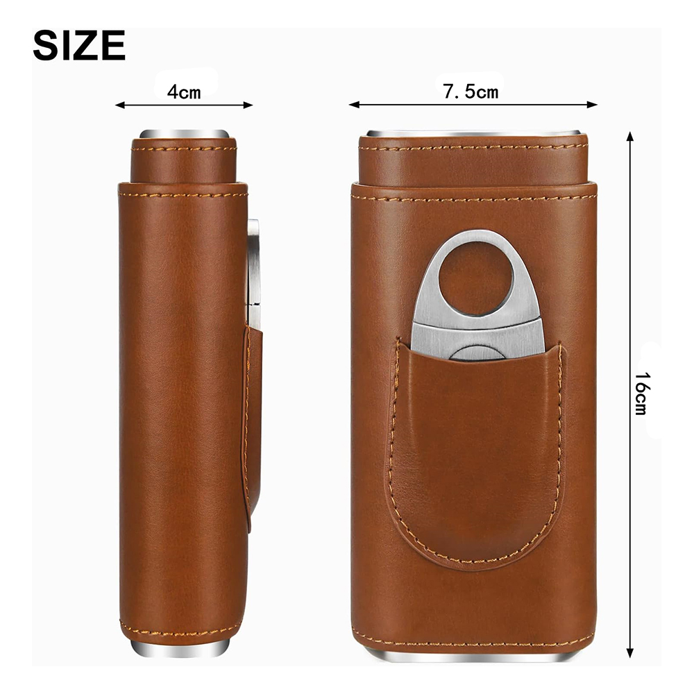 Cigar Case Travel Humidor Kit  - огляд і ціна Home Fragrance Maple Walnut