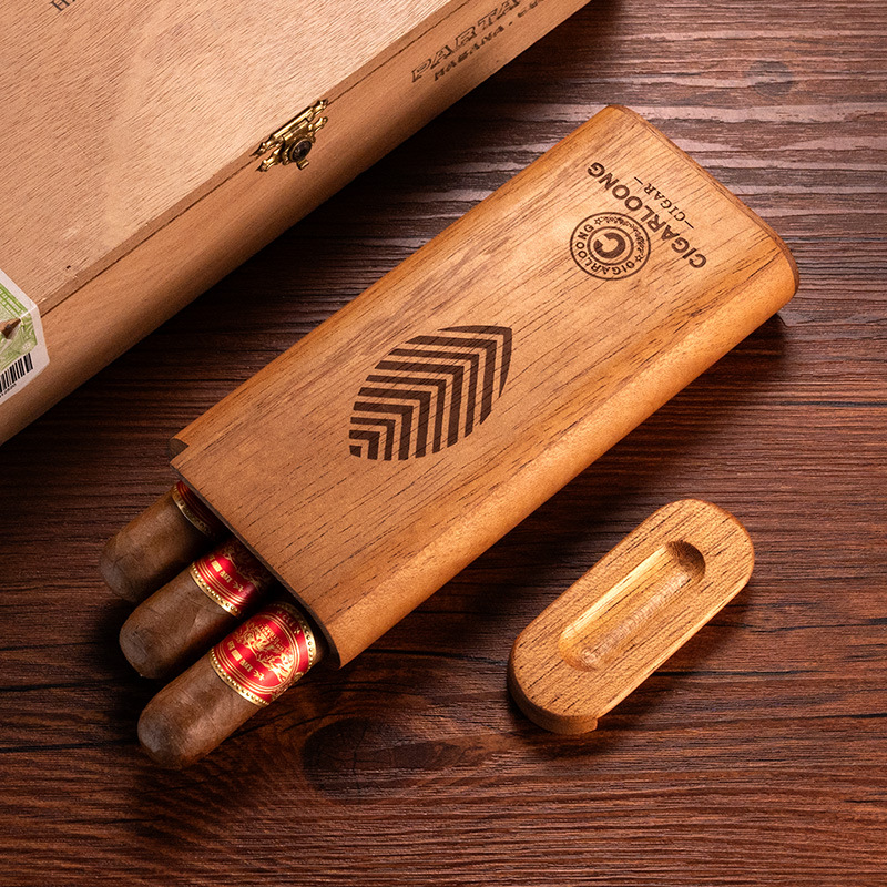 Cedar Wood Cigar Case Humidor  - огляд і ціна Home Fragrance Maple Walnut