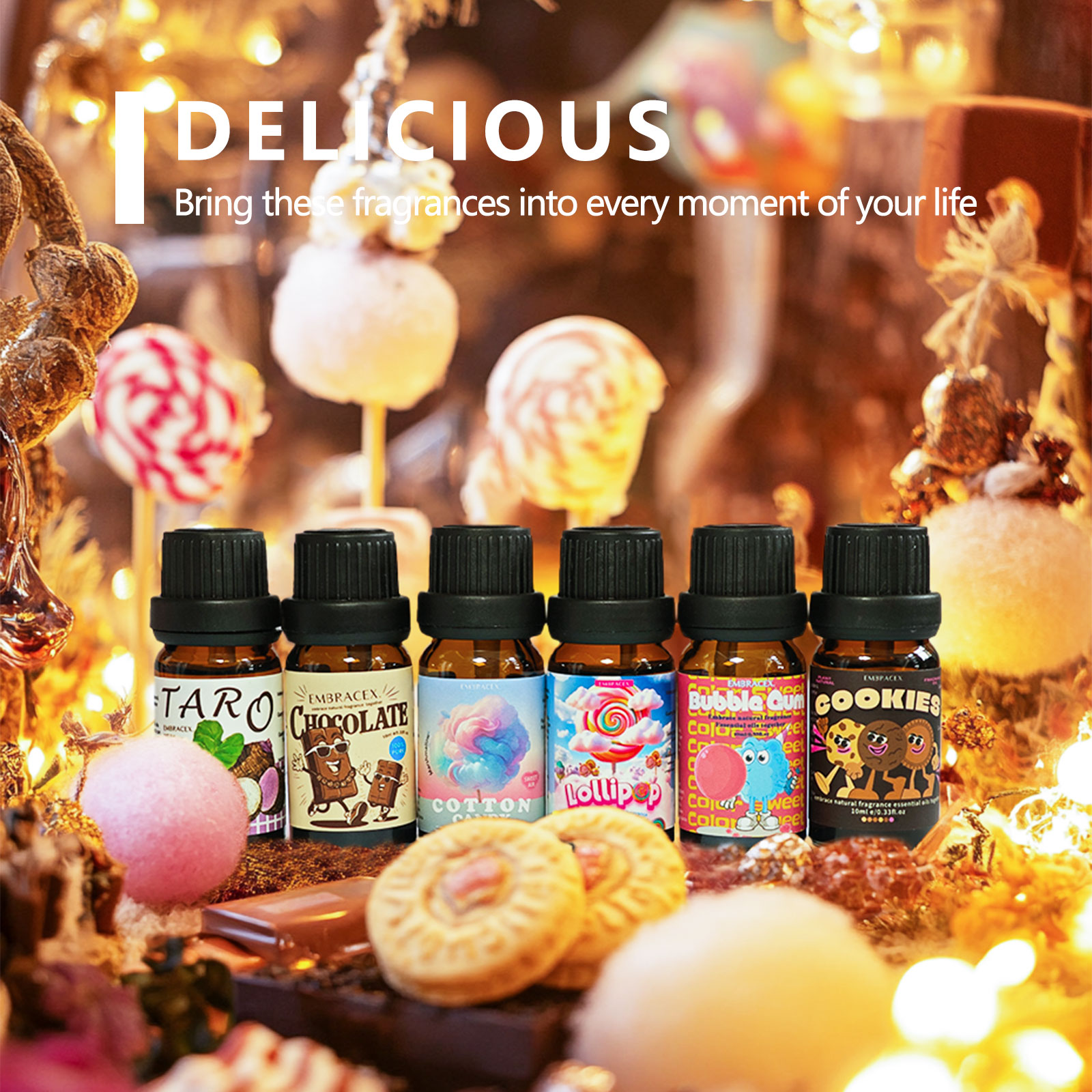 6PC/1Set Delicious Fragrance O - огляд і ціна Home Fragrance Gift Box