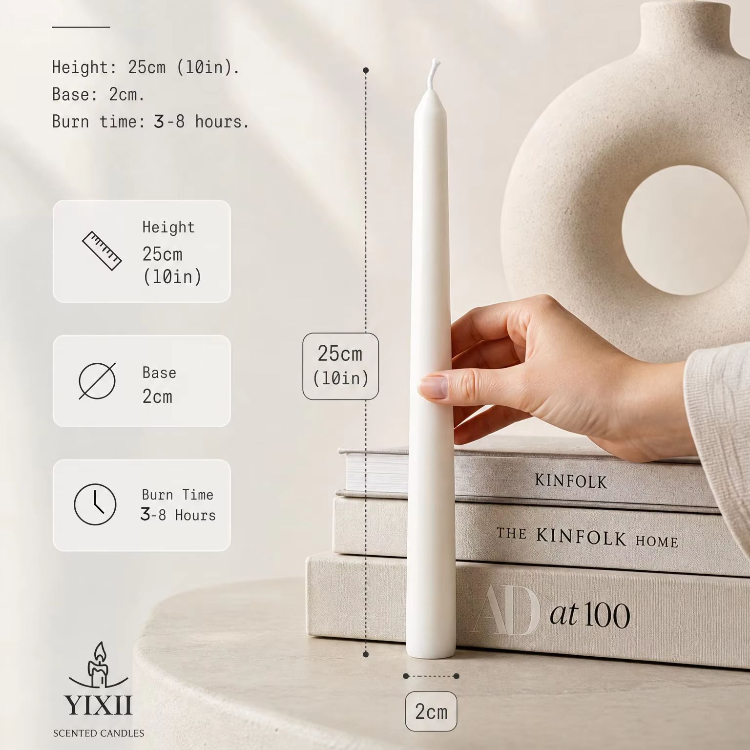 4 Pieces Vertical Striped Long - огляд і ціна Home Fragrance No 4