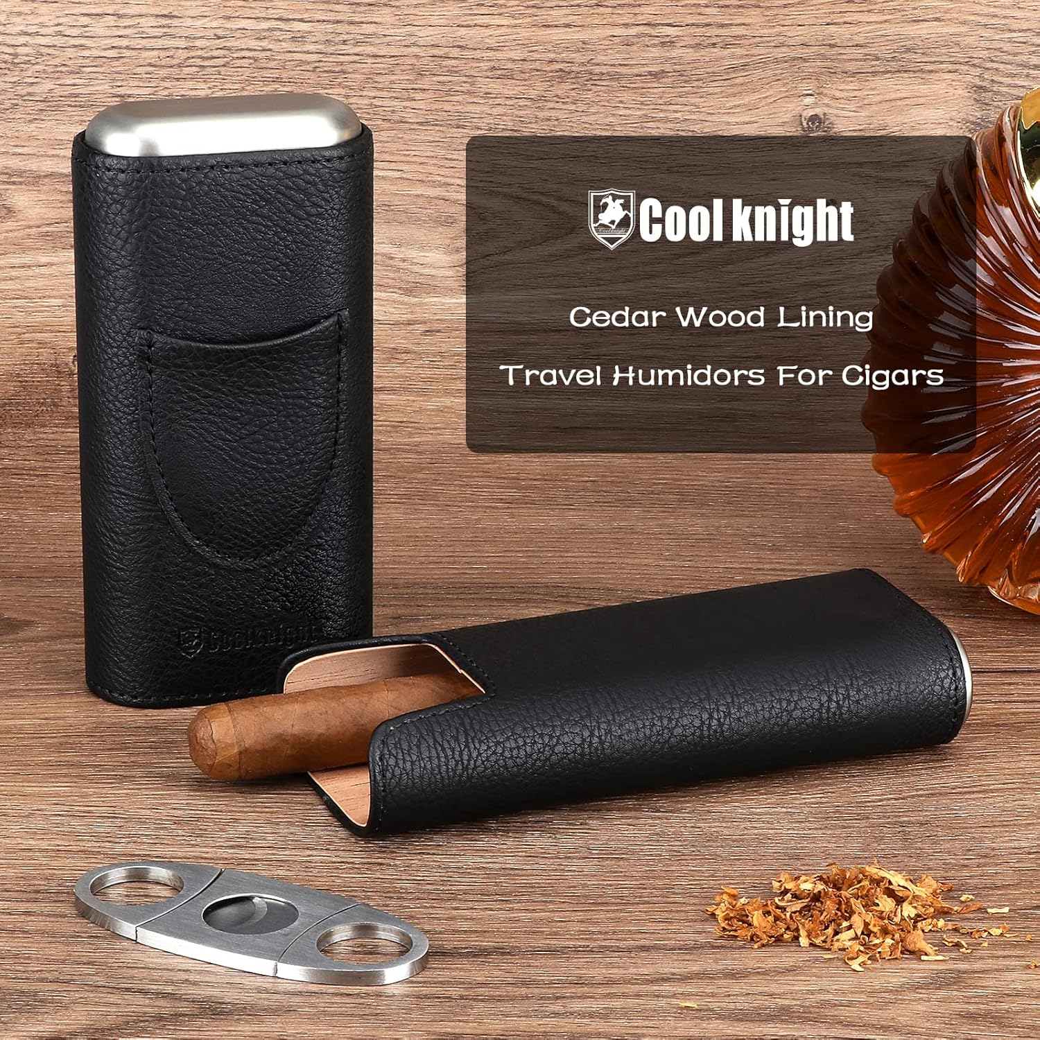 Leather Cigar Case - Cedar Woo - огляд і ціна Home Fragrance Maple Walnut