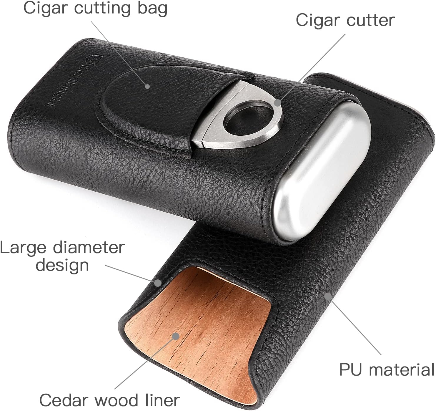 Leather Cigar Case - Cedar Woo - огляд і ціна Home Fragrance Maple Walnut