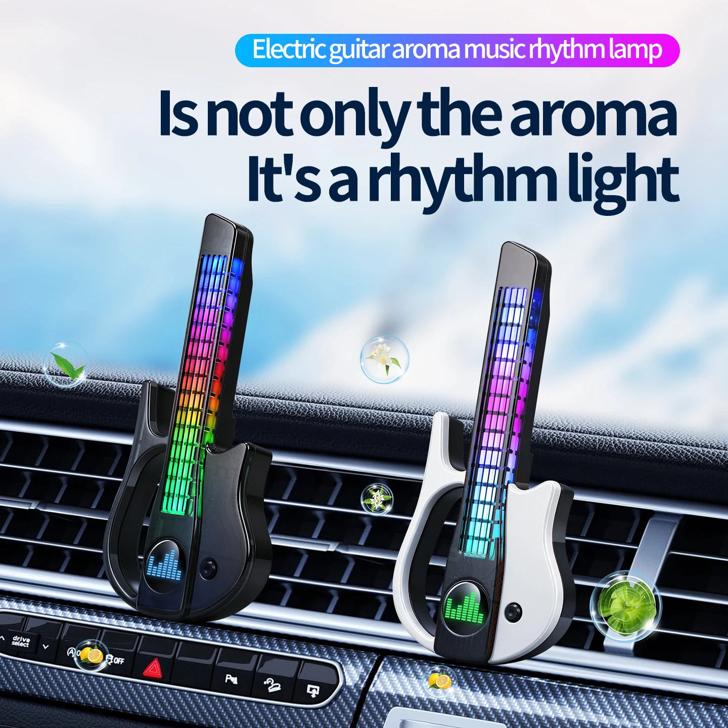 New Guitar Car Air Vent RGB Mu - огляд і ціна Car Vent Diffuser