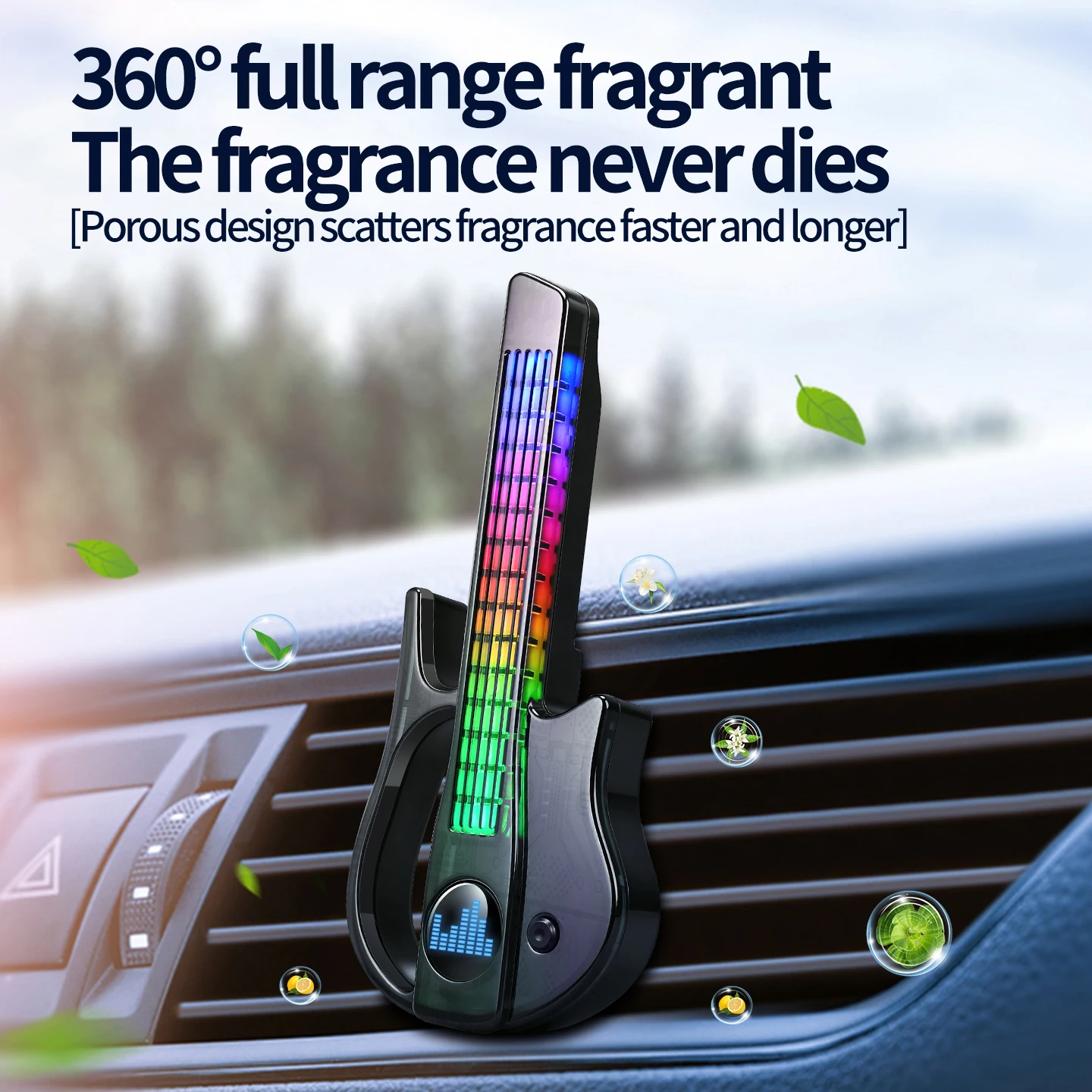 New Guitar Car Air Vent RGB Mu - огляд і ціна Car Vent Diffuser