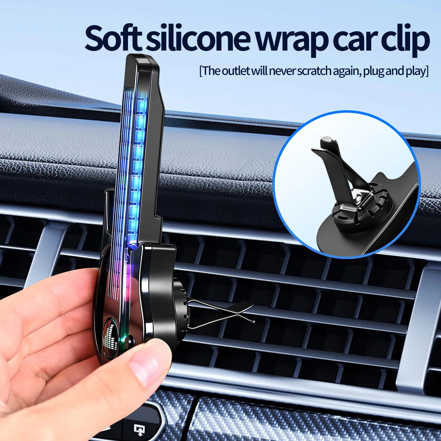 New Guitar Car Air Vent RGB Mu - огляд і ціна Car Vent Diffuser