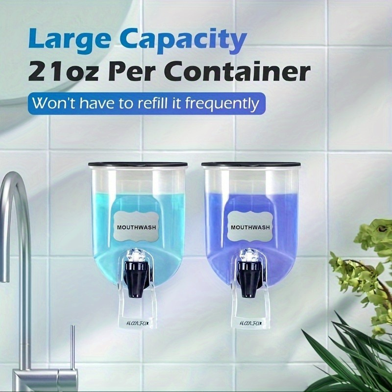 2PCS 600ml Mouthwash Dispenser - огляд і ціна Home Fragrance Flowers