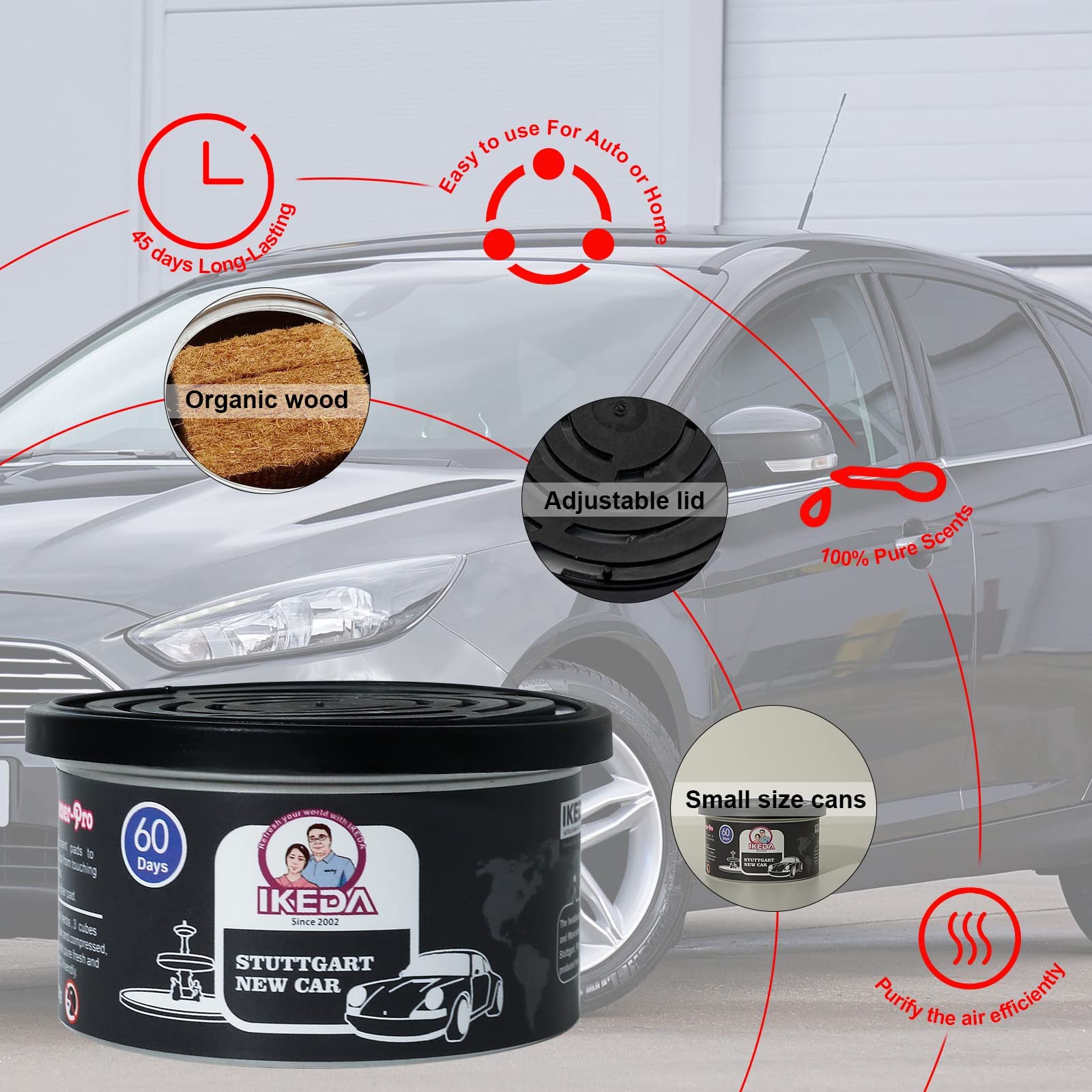 Car Air Freshener:   New car S - огляд і ціна Home Fragrance No 4