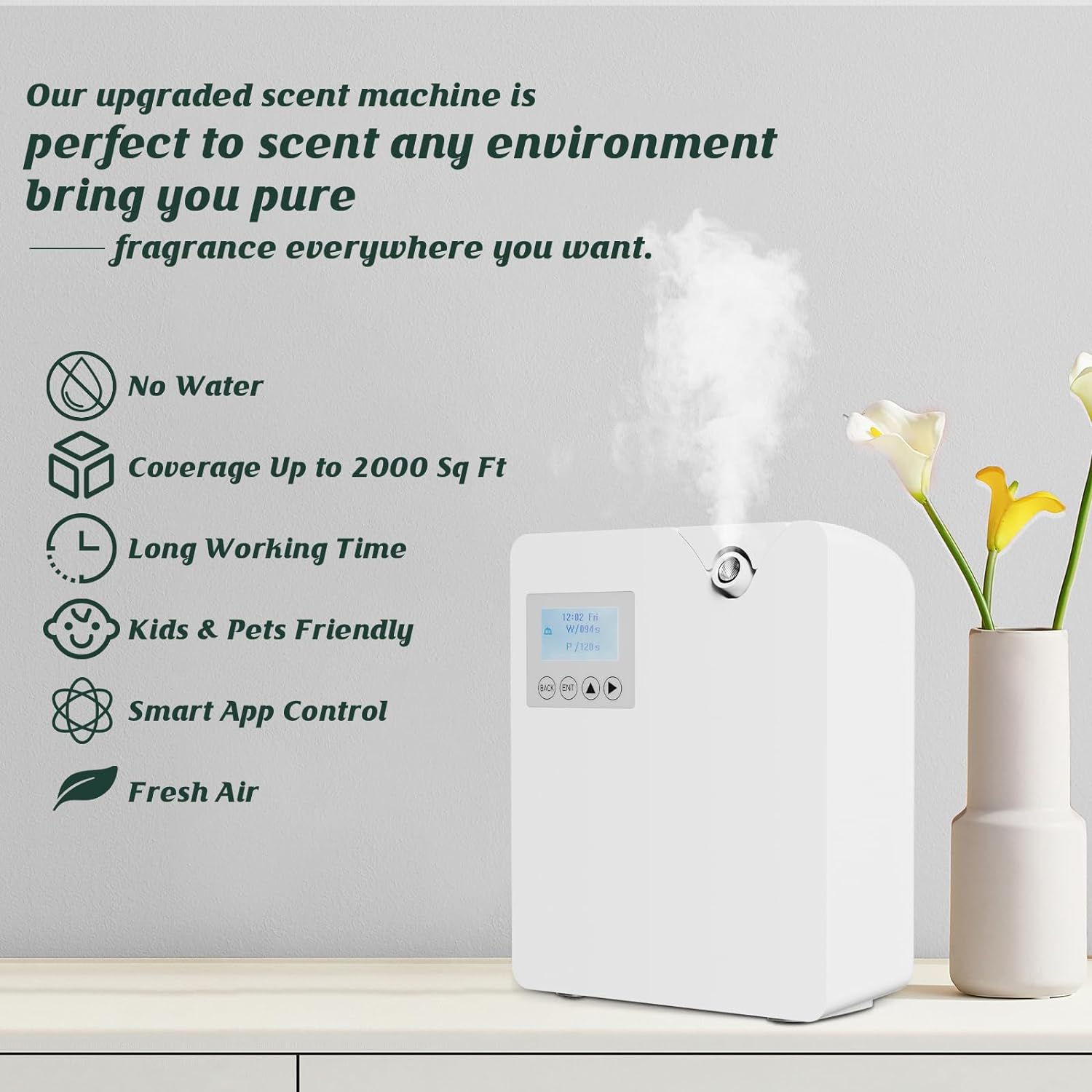 Aromatherapy Diffusers 300ml W - огляд і ціна Home Fragrance Flowers