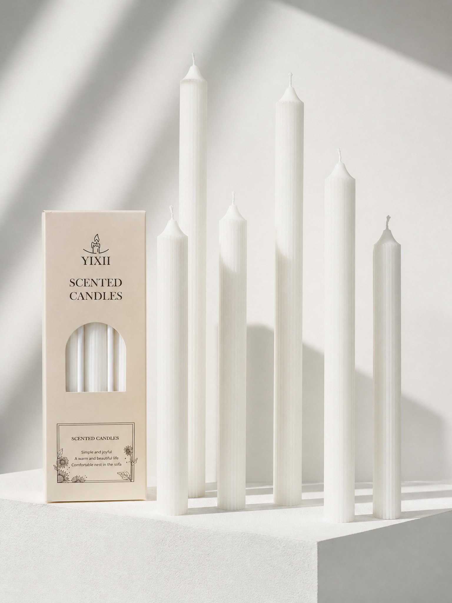 4 Pieces Vertical Striped Long - огляд і ціна Home Fragrance No 4