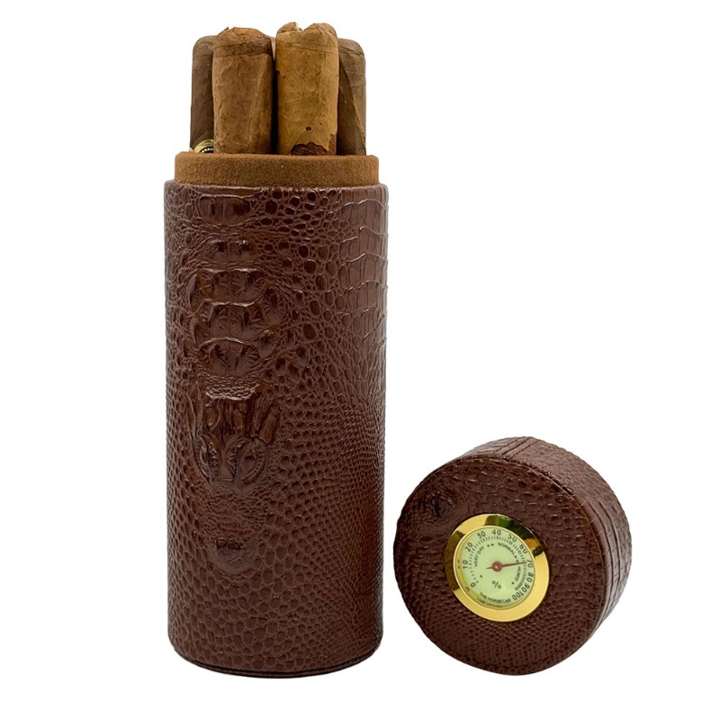 Leather Travel Humidor Cigar B - огляд і ціна Home Fragrance Maple Walnut