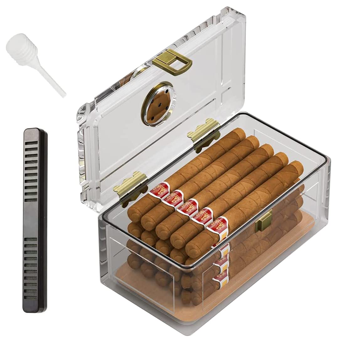 Acrylic Cigar Humidor With Ced - огляд і ціна Home Fragrance Maple Walnut