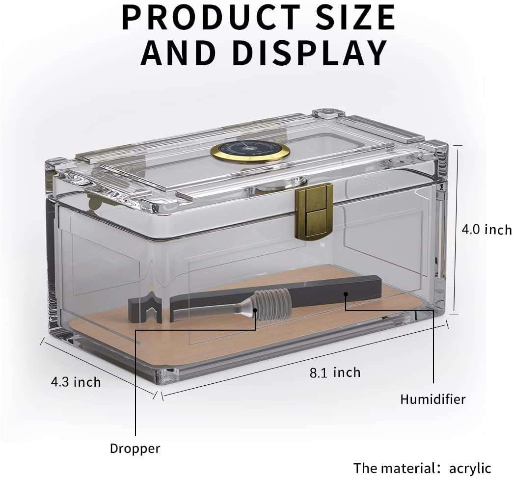 Acrylic Cigar Humidor With Ced - огляд і ціна Home Fragrance Maple Walnut