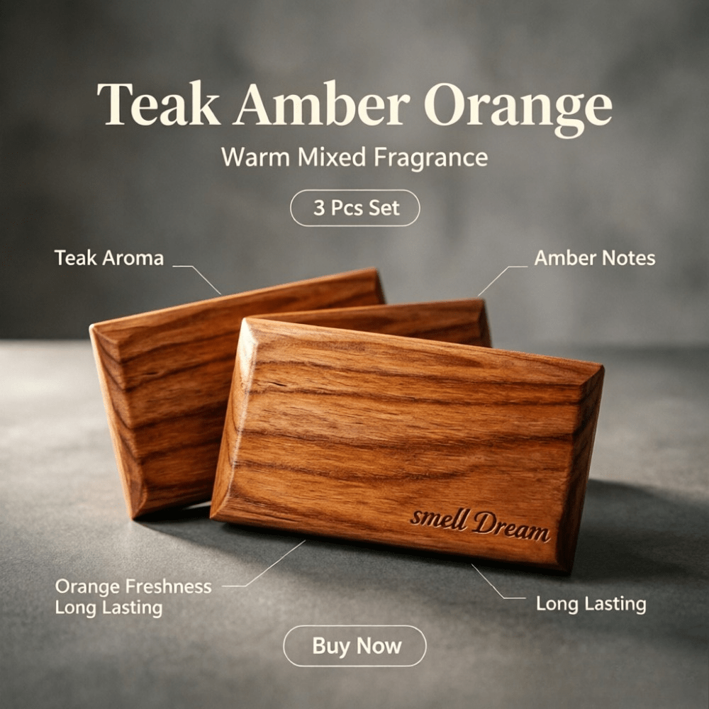 Car Air Freshener Teak Amber O - огляд і ціна Home Fragrance Elements